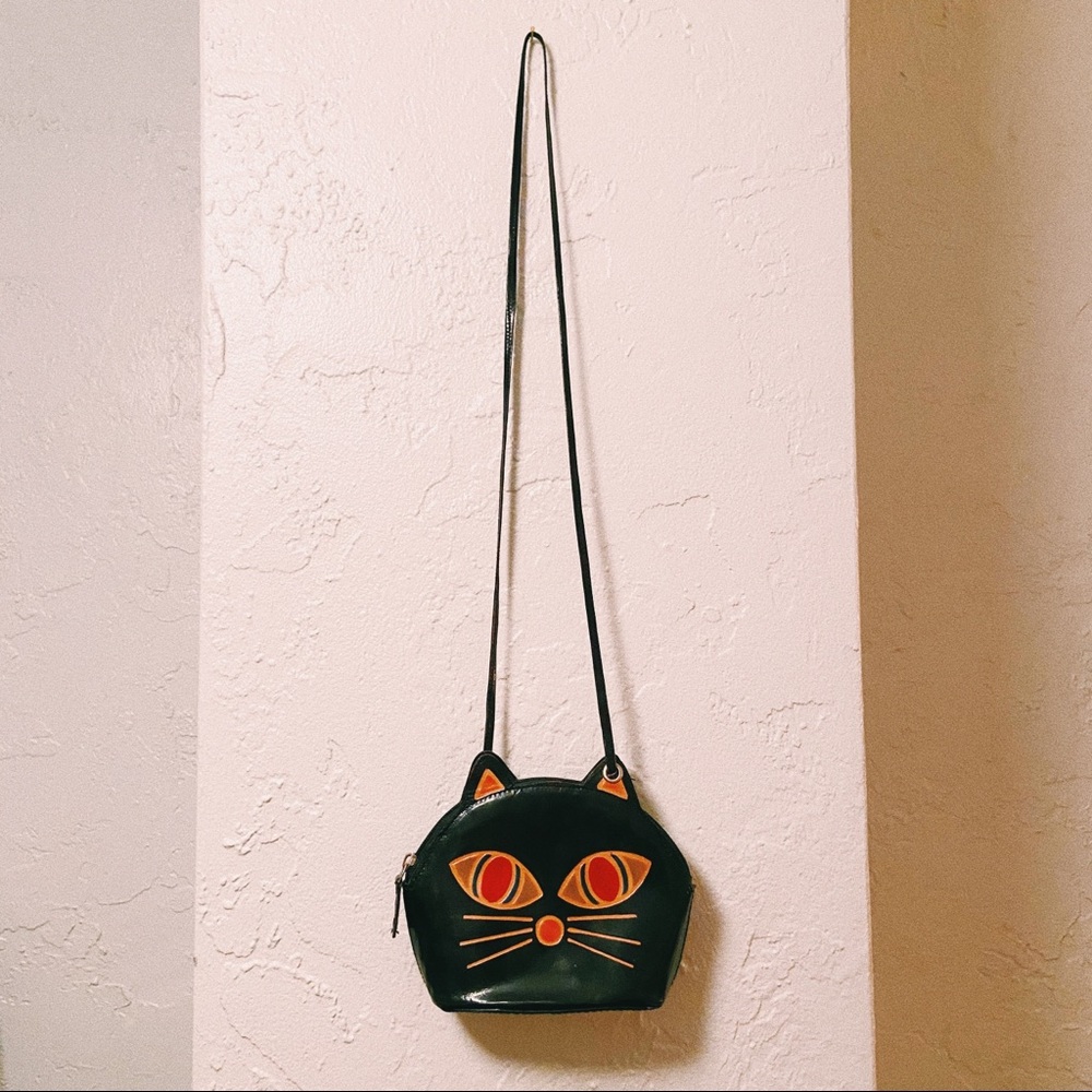 Mini Leather Cat Purse